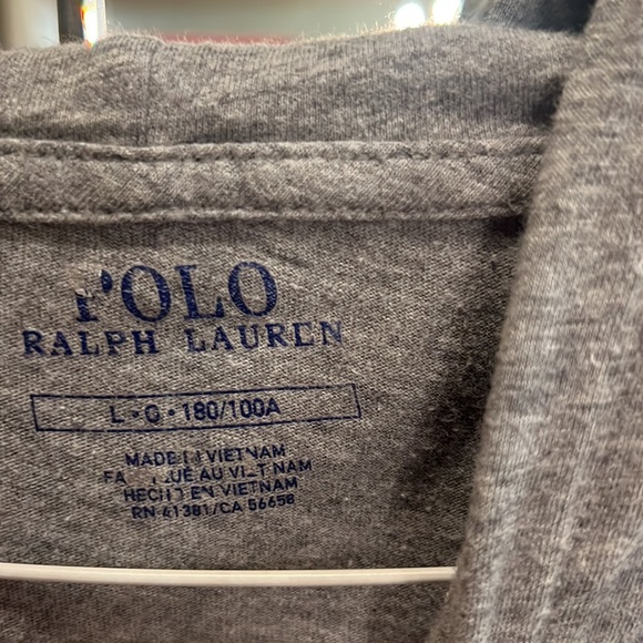 Ralph Lauren polo long sleeve, hooded, men’s T-shirt, size large - Picture 3 of 4